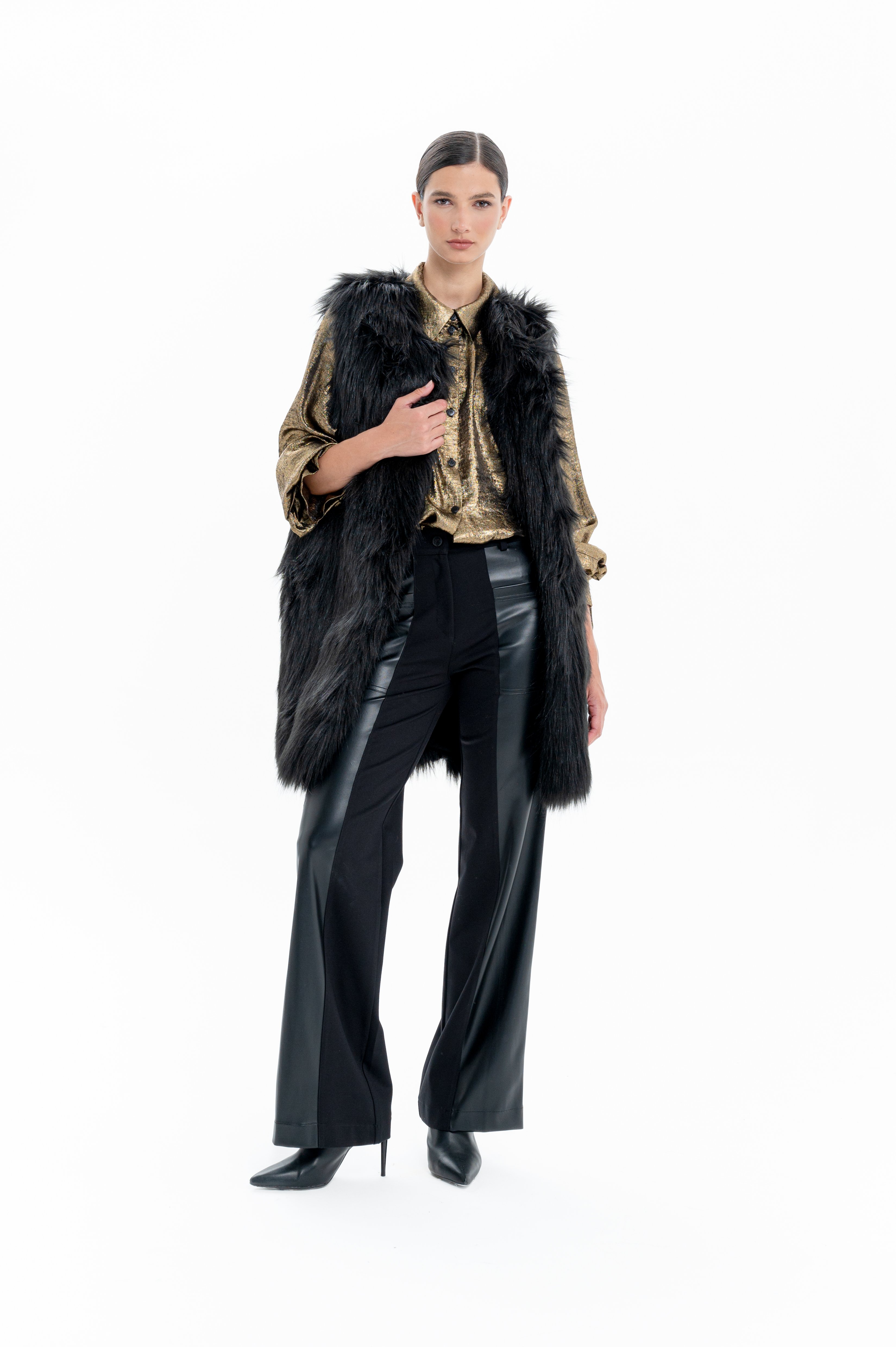 CHALECO LARGO GLAM